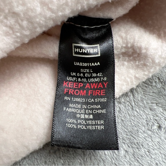 Hunter Boot Socks Fleece Liners Light
Pink Women's L US 8-10 - Picture 3 of 3